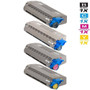 Compatible Okidata C711DTN Laser Toner Cartridges 4 Color Set