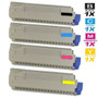 Compatible Okidata MC860 MFP Laser Toner Cartridges 4 Color Set