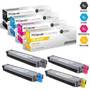 Compatible Okidata C830DTN Premium Quality Laser Toner Cartridges 4 Color Set