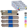 Compatible Okidata MC351DN Premium Quality Laser Toner Cartridges 4 Color Set