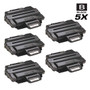 Compatible Xerox Phaser 3250DN Laser Toner Cartridges High Yield Black 5 Pack