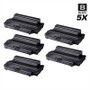 Compatible Xerox Phaser 3300MFP Laser Toner Cartridges High Yield Black 5 Pack