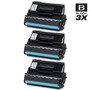 Compatible Xerox Phaser 4510N Laser Toner Cartridges High Yield Black 3 Pack