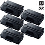 Compatible Samsung ProXpress M3320DN High Yield Laser Toner Cartridge Black 5 Pack