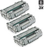 CS Compatible Replacement for HP Q5949X Toner Cartridge High Yield Black 3 Pack/ HP 49X Toner