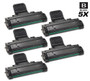 Compatible Samsung SCX-D4725A Premium Quality Laser Toner Cartridge Black 5 Pack