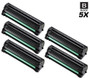 Compatible Samsung SCX-3206W Laser Toner Cartridge Black 5 Pack