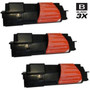 Compatible Kyocera Mita 1T02G60US0 (TK-122) Laser Toner Cartridges Black 3 Pack