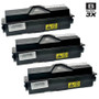 Compatible Kyocera Mita 1T02HS0US0 (TK-132) Laser Toner Cartridges Black 3 Pack