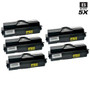 Compatible Kyocera Mita 1T02HS0US0 (TK-132) Premium Quality Laser Toner Cartridges Black 5 Pack