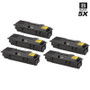 Compatible Kyocera Mita 37027017 (TK-17) Premium Quality Laser Toner Cartridges Black 5 Pack