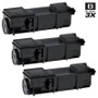 Compatible Kyocera Mita 1T02LZ0US0 (TK-172) Laser Toner Cartridges Black 3 Pack