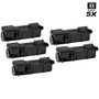 Compatible Kyocera Mita 1T02LZ0US0 (TK-172) Laser Toner Cartridges Black 5 Pack