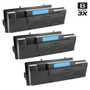 Compatible Kyocera Mita 1T02J20US0 (TK-362) Laser Toner Cartridges Black 3 Pack