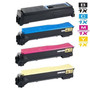 Compatible Kyocera Mita TK-542 Laser Toner Cartridges 4 Color Set (1T02HL0US0/ 1T02HLCUS0/ 1T02HLBUS0/ 1T02HLAUS0)