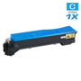 Compatible Kyocera Mita 1T02HMCUS0 (TK-552C) Laser Toner Cartridge Cyan