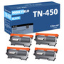 Compatible Brother TN420  / TN450  Toner Cartridge 4 Black Set