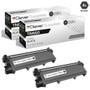 Compatible Brother TN660 Toner Cartridge High Yield Black 2 Pack