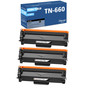 Compatible Brother TN660 Toner Cartridge High Yield Black 3 Pack
