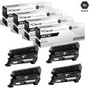 Compatible Brother TN720 Laser Toner Cartridge Black 4 Pack