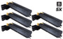 Compatible Xerox WorkCentre 4150X Laser Toner Cartridges Black 5 Pack