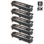 Compatible Xerox WorkCentre 5222 Laser Toner Cartridges Black 5 Pack