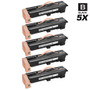 Compatible Xerox WorkCentre 5325 Laser Toner Cartridges Black 5 Pack