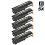 Compatible Xerox 006R01184 Premium Quality Laser Toner Cartridges Black 5 Pack