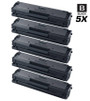 Compatible Samsung Xpress M2022W Laser Toner Cartridges Black 5 Pack