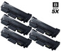 Compatible Samsung Xpress M2675FN High Yield Laser Toner Cartridges Black 5 Pack