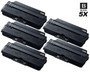 Compatible Samsung Xpress M2820DW High Yield Laser Toner Cartridges Black 5 Pack