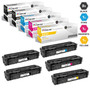 Compatible Canon 045H Toner Cartridges 5 Color Set (045HBK, 045HY, 045HM, 045HC)