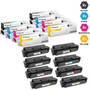 Compatible Canon 046H Toner Cartridges 8 Color Set (046HBK, 046HY, 046HM, 046HC)