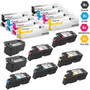 Compatible Dell 1250 Toner Cartridges 8 Color Set (331-0778, 331-0777, 331-0780, 331-0779)