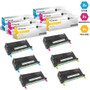 Compatible Dell 3110 Toner Cartridges 6 Color Set (310-8094, 310-8096, 310-8098)
