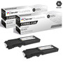 Compatible Dell C2660DN Toner Cartridges Black 2 Pack (593-BBBU)
