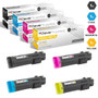 Compatible Dell H625-H825 Toner Cartridges 4 Color Set (593-BBOW, 593-BBOX, 593-BBOY, 593-BBOZ)