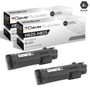 Compatible Dell H625-H825 Toner Cartridges Black 2 Pack (593-BBOW)