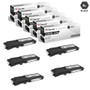 Compatible Dell S3840 Toner Cartridges Black 5 Pack (593-BCBC)