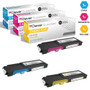 Compatible Dell S3840 Toner Cartridges 3 Color Set (593-BCBF, 593-BCBE, 593-BCBD)