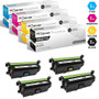 CS Compatible Replacement for HP M855xh Toner Cartridges 4 Color Set (CF310A, CF311A, CF313A, CF312A)