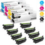 CS Compatible Replacement for HP 654X/654A Toner Cartridges 8 Color Set (CF330X, CF331A, CF333A, CF332A)