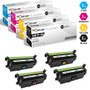 CS Compatible Replacement for HP MFP M680dn Toner Cartridges 4 Color Set (CF330X, CF331A, CF333A, CF332A)