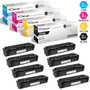 CS Compatible Replacement for HP 204A Toner Cartridges 8 Color Set (CF510A, CF511A, CF513A, CF512A)