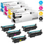 CS Compatible Replacement for HP 646A/646X Toner Cartridges 5 Color Set (CE264X, CF031A, CF033A, CF032A)
