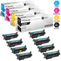 CS Compatible Replacement for HP 646A/646X Toner Cartridges 8 Color Set (CE264X, CF031A, CF033A, CF032A)