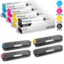 CS Compatible Replacement for HP 307A Toner Cartridges 4 Color Set (CE740A, CE741A, CE743A, CE742A)