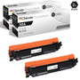 CS Compatible Replacement for HP 30A Toner Cartridges Black 2 Pack (CF230A)