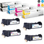 Compatible Xerox Phaser 6128MFP  Toner Cartridges 4 Color Set (106R01455, 106R01452, 106R01453, 106R01454)