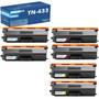 Compatible Brother TN431 Toner Cartridge 6 Color Set (TN431C, TN431M, TN431Y)